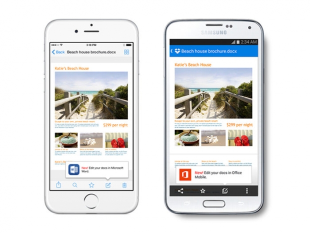 Dropbox включил интеграцию с Microsoft Office