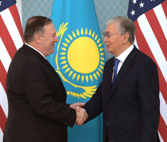 Президент Казахстана принял госсекретаря США