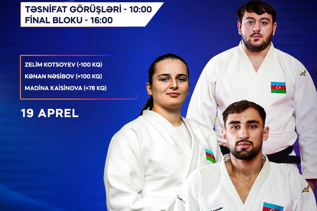 Три азербайджанских дзюдоиста выступят в решающий день ЧЕ