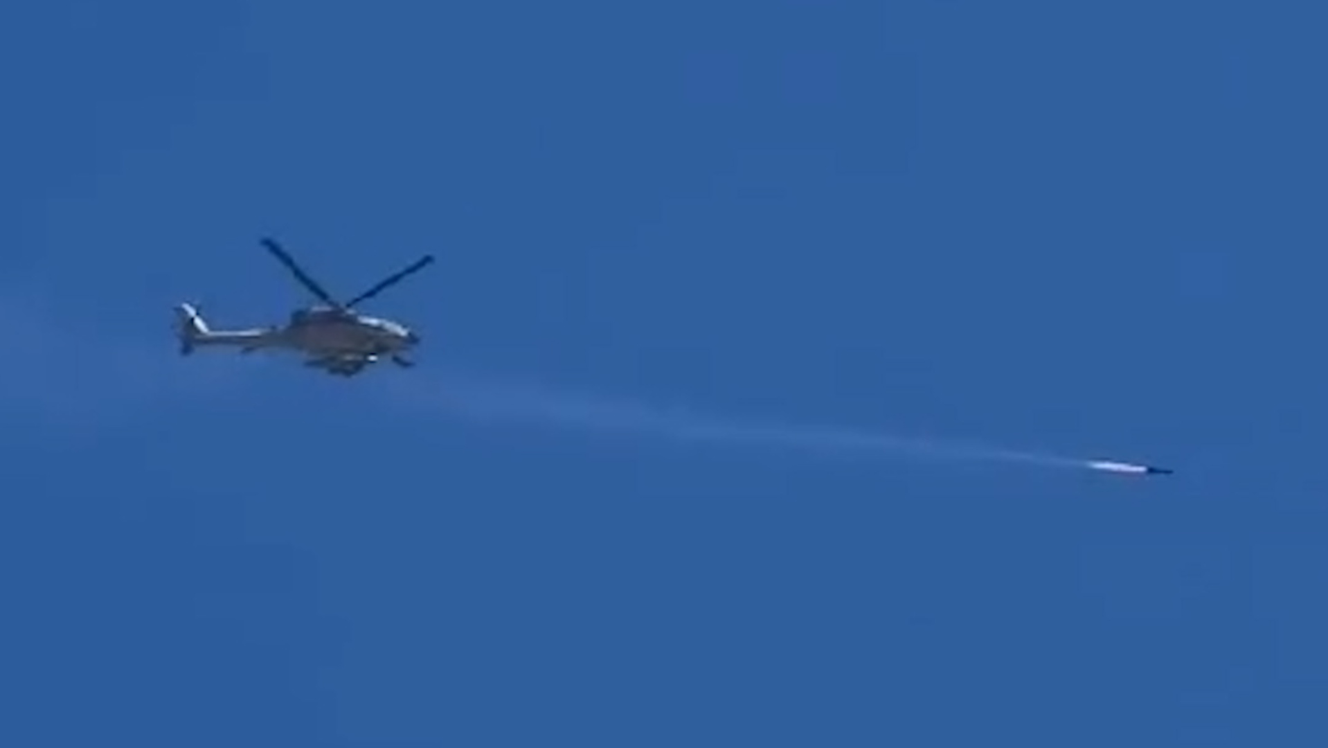 Израильский вертолёт нанёс ракетный удар по цели в Газе