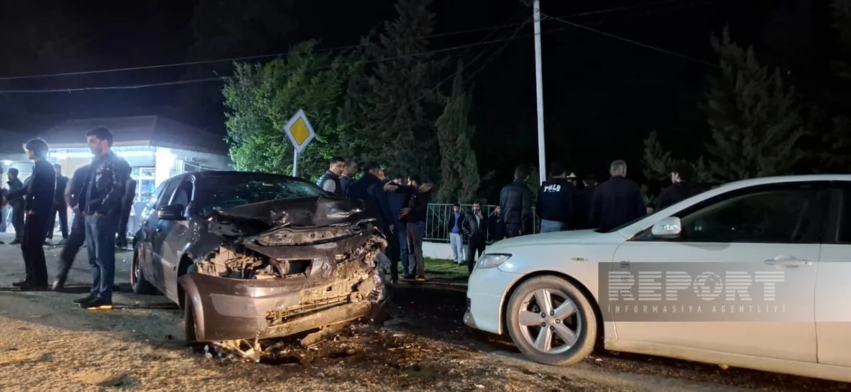 В массовом ДТП в Лянкяране пострадали семь человек