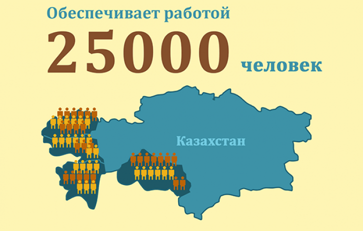 Общие показатели «КазМунайГаз» (инфографика)