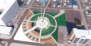 91-метровый флагшток начали строить в Атырау