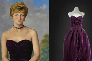 На Sotheby's выставлено платье принцессы Дианы