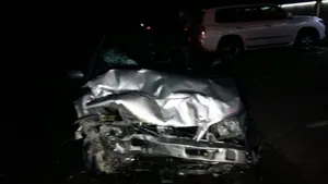 В Алматы в ДТП с участием нескольких машин пострадал прохожий