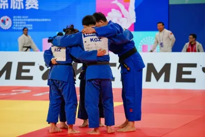 Чемпионат Азии по дзюдо. Сборная Кыргызстана стала третьей в командном турнире